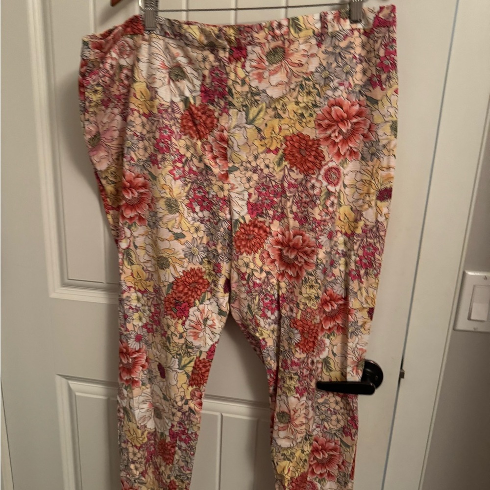 Monsoon Floral Print Pants - Multicolor
